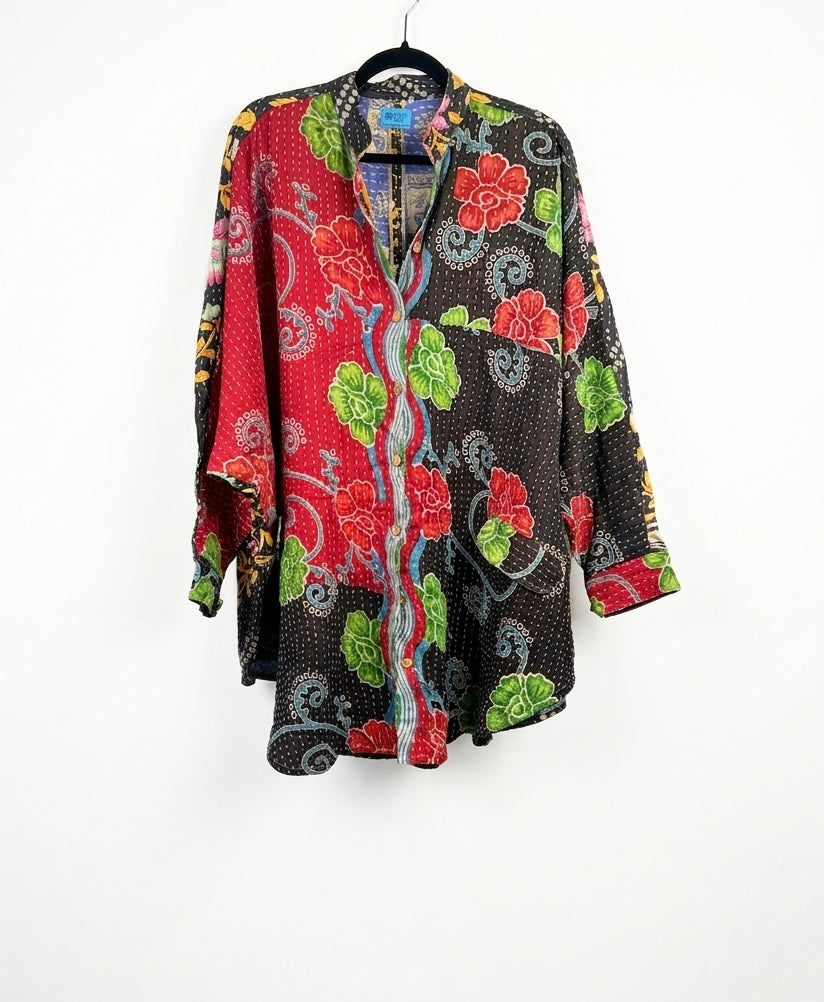 The Earthen Path Kantha Top 1000-09