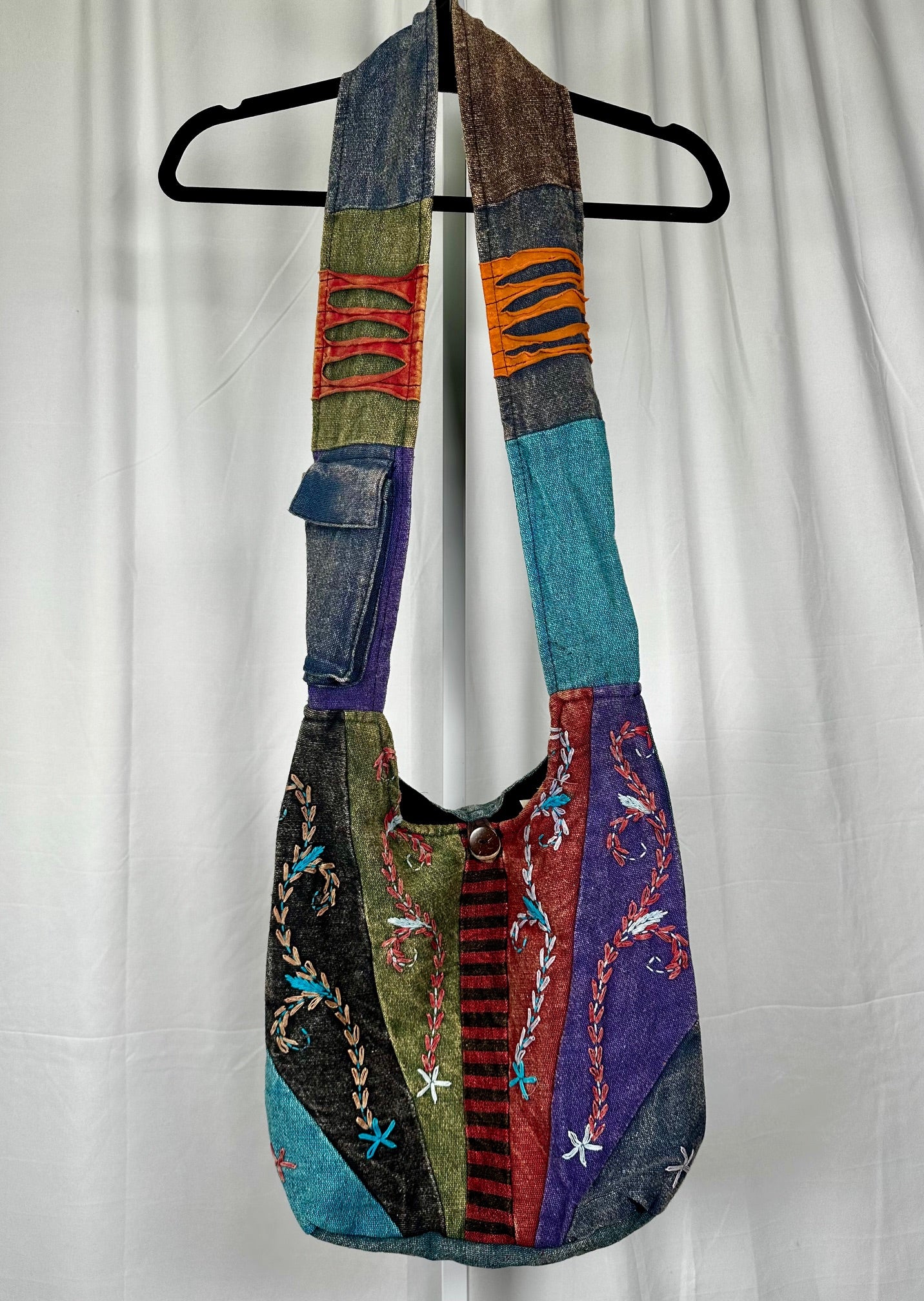 Stonewashed Monk Bag