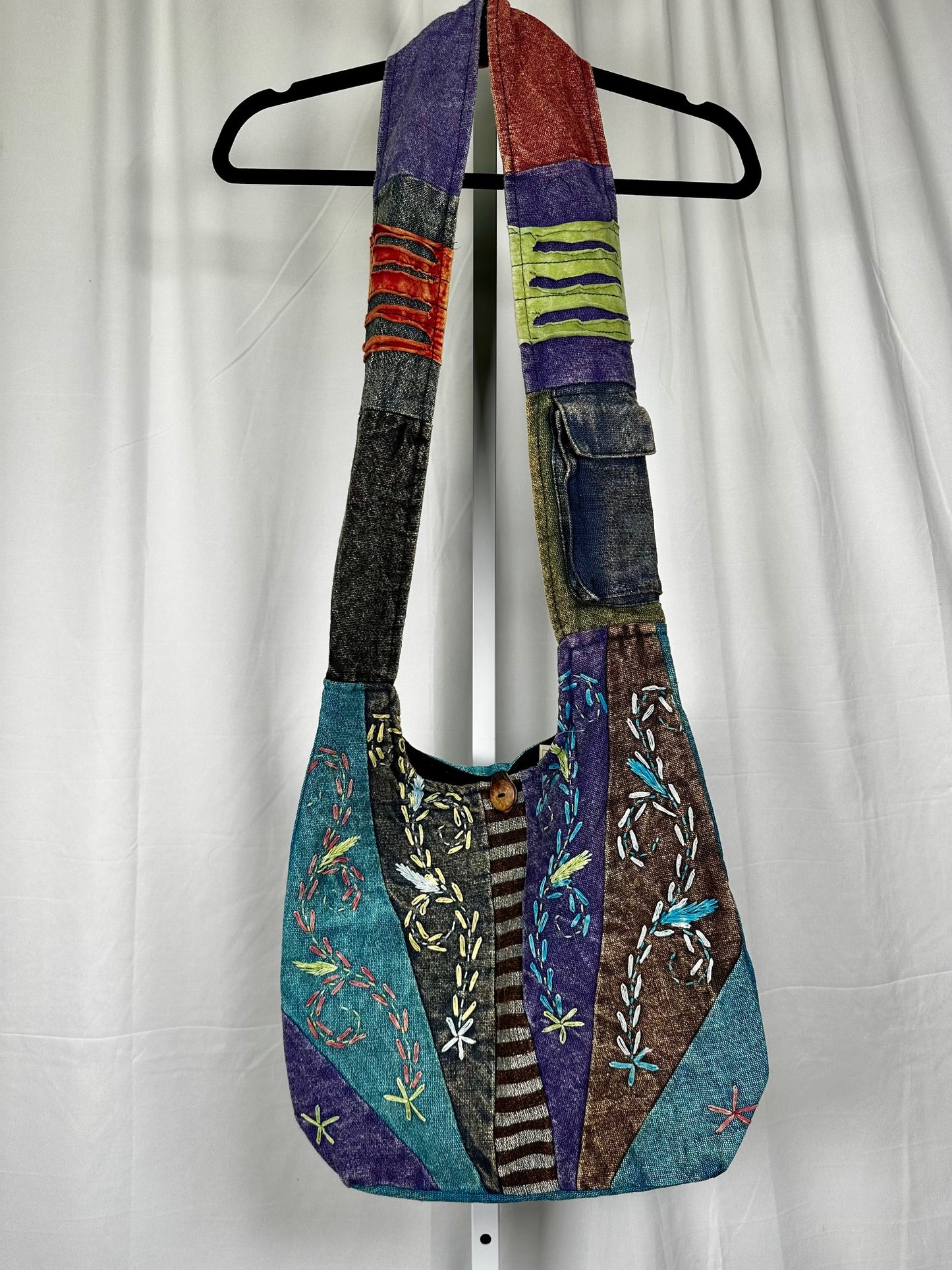 Stonewashed Monk Bag