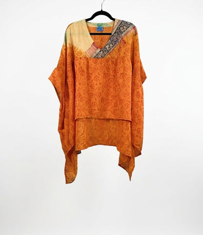 Griselda Flowy Silk Top 1000-02