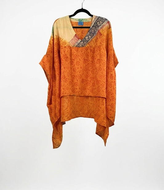 Griselda Flowy Silk Top 1000-02