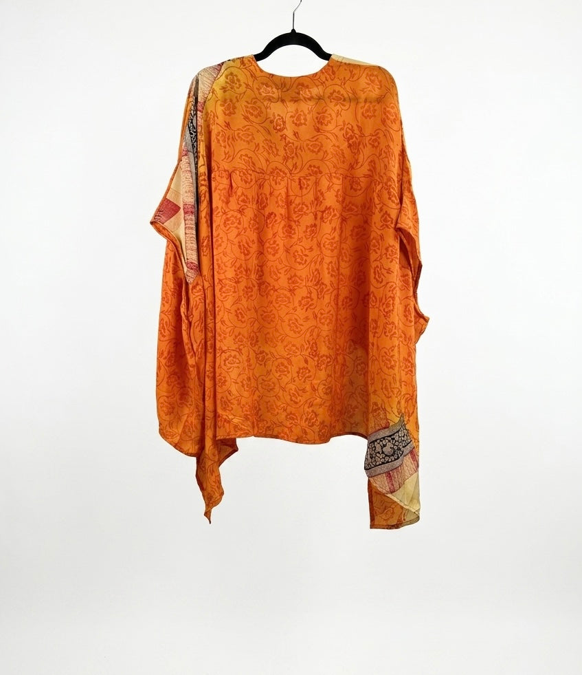 Griselda Flowy Silk Top 1000-02
