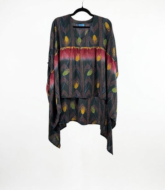 Griselda Flowy Silk Top 1000-04