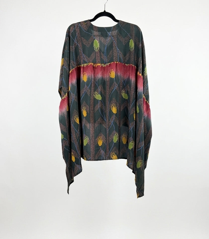 Griselda Flowy Silk Top 1000-04