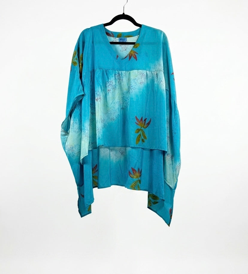 Griselda Flowy Silk Top 1000-07