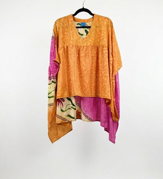 Griselda Flowy Silk Top 1000-11