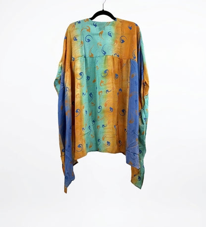 Griselda Flowy Silk Top 1000-13