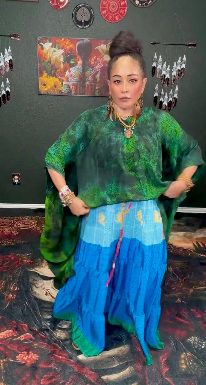Kantha Silk Sundancer Palazzo Pants