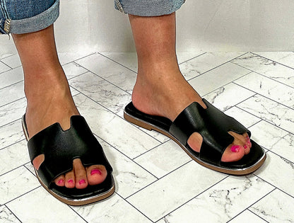 Walking in Comfort Corkys Picture Perfect Flat Sandals (3 Options)