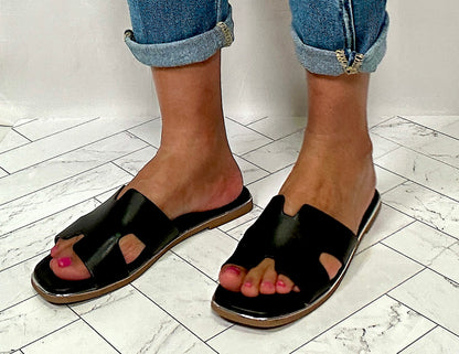 Walking in Comfort Corkys Picture Perfect Flat Sandals (3 Options)