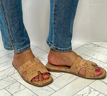 Walking in Comfort Corkys Picture Perfect Flat Sandals (3 Options)