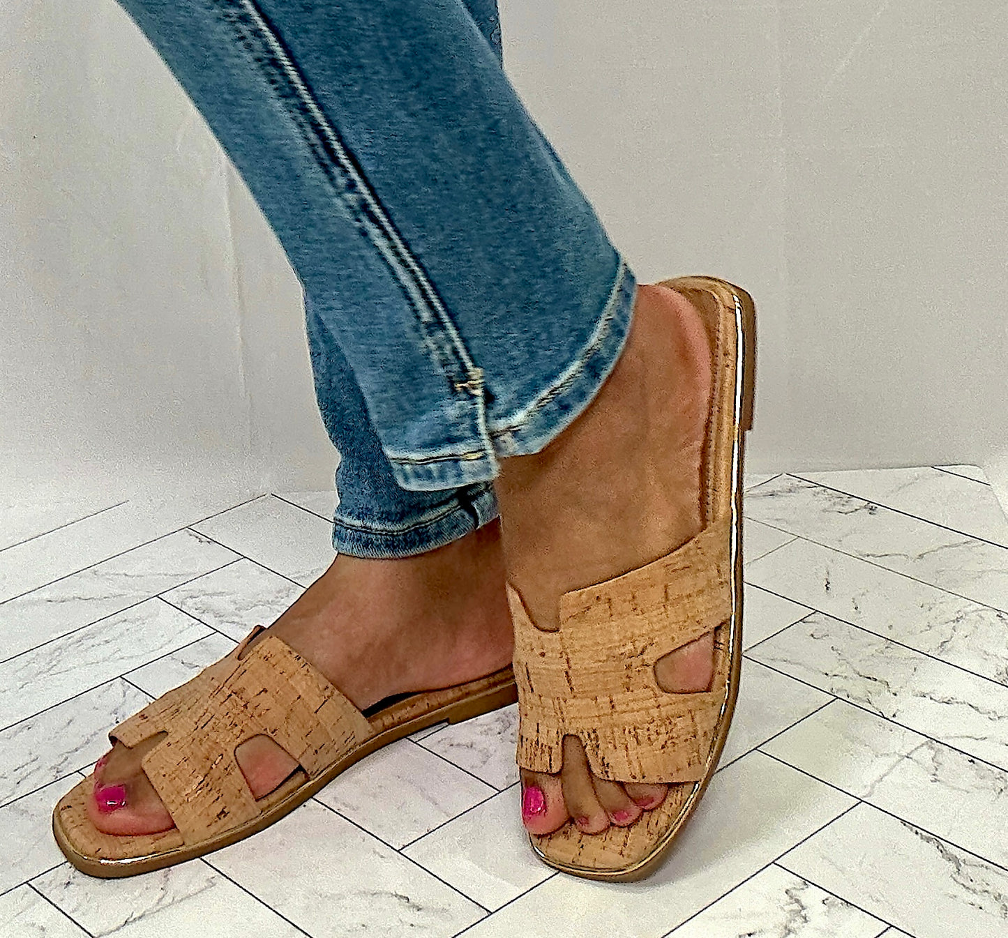 Walking in Comfort Corkys Picture Perfect Flat Sandals (3 Options)