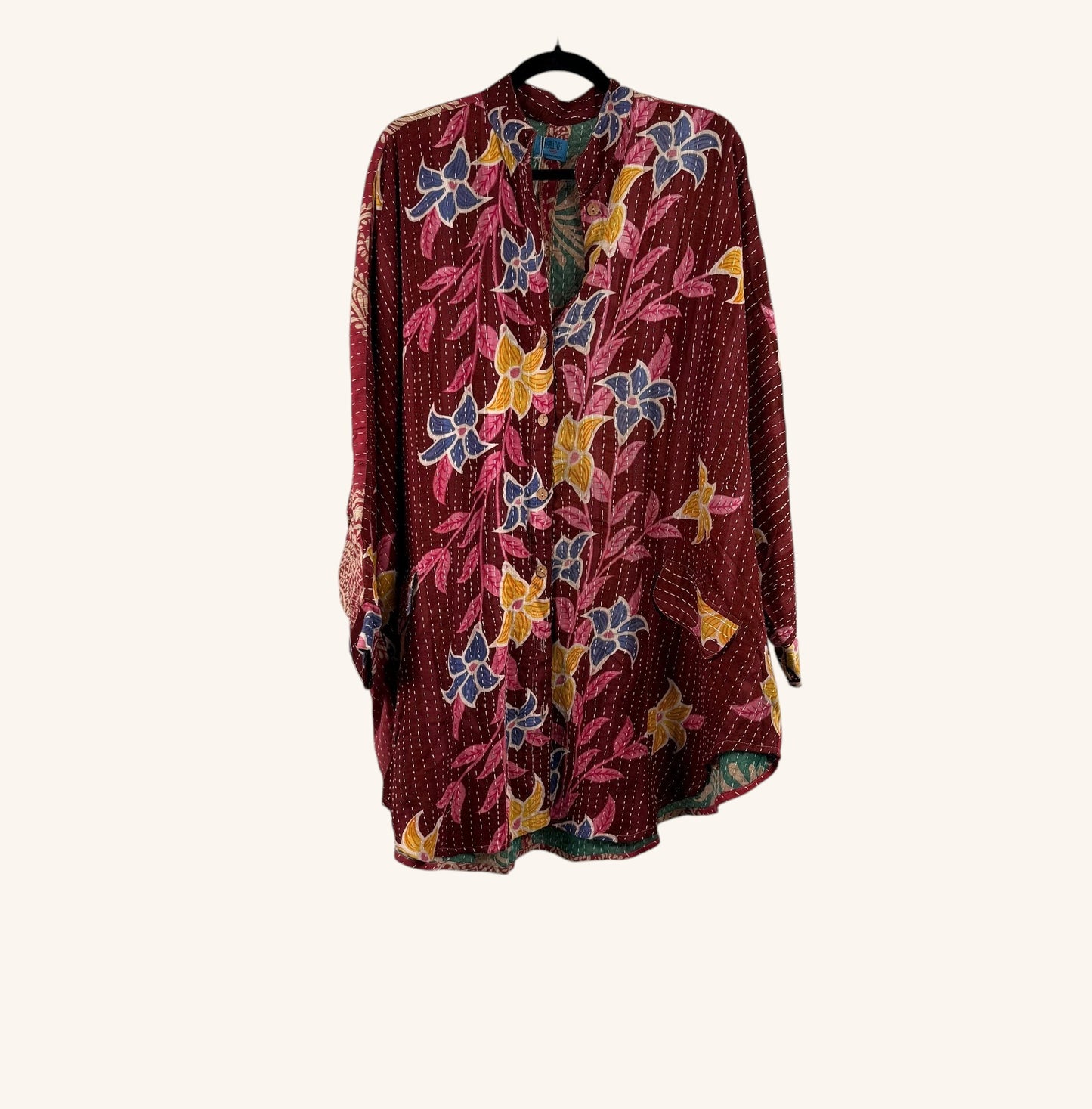 The Earthen Path Kantha Top 1000-01