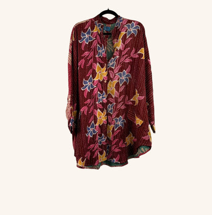 The Earthen Path Kantha Top 1000-01