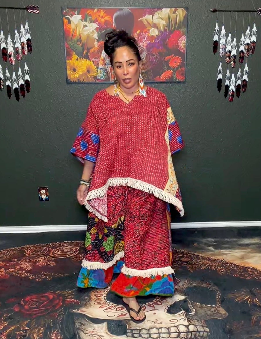 Tribal Soul Kantha Bloomers