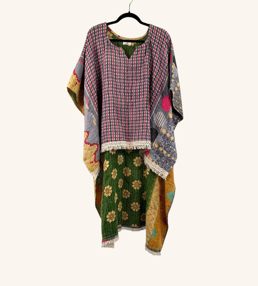 La Isla Bonita Reversible Kantha Top 1000-07