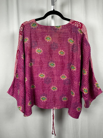 Sunrise Hana Butterfly Kantha Top 1000-01