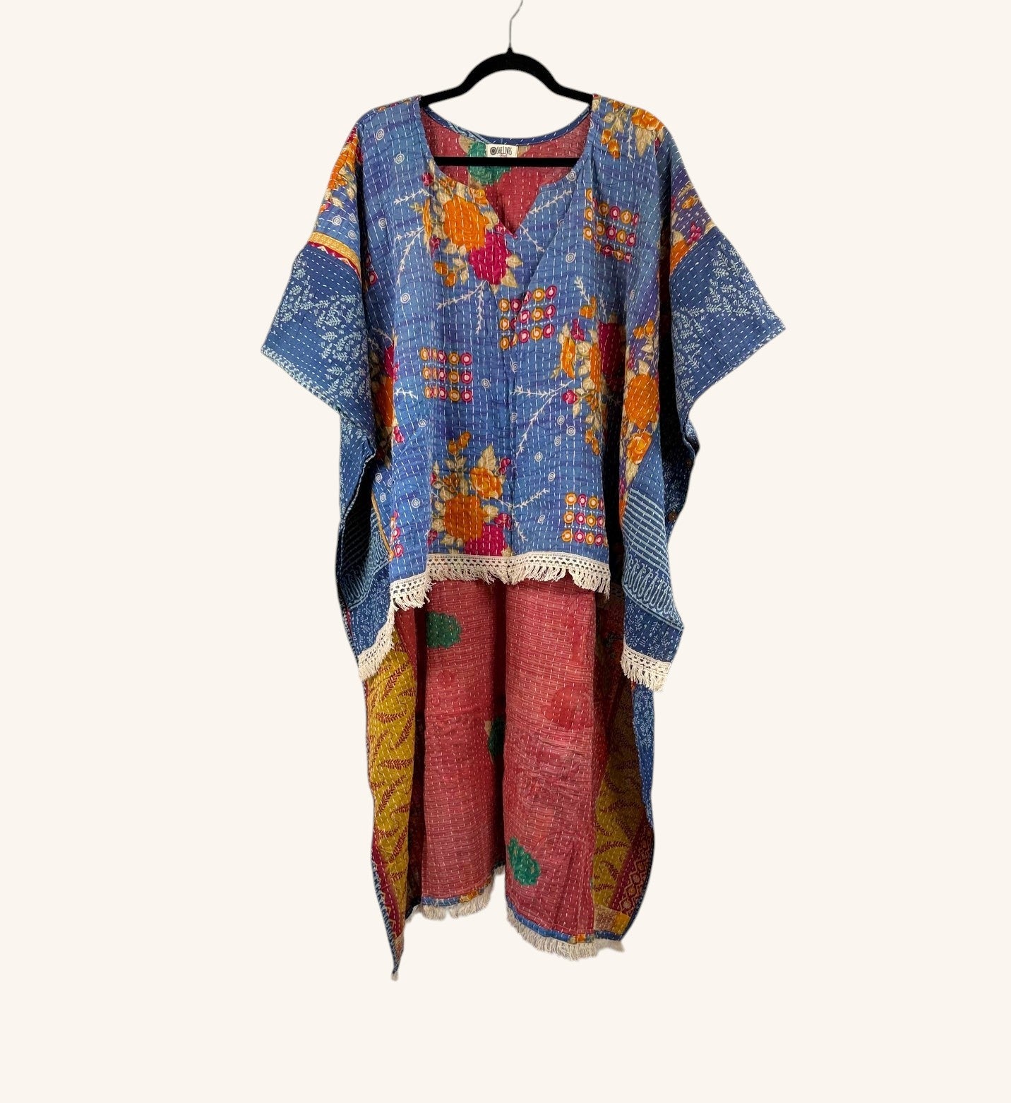 La Isla Bonita Reversible Kantha Top 1000-34