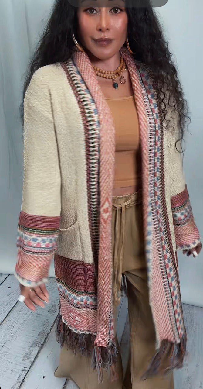 Western Tribal Cardigan