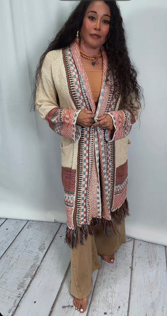 Western Tribal Cardigan