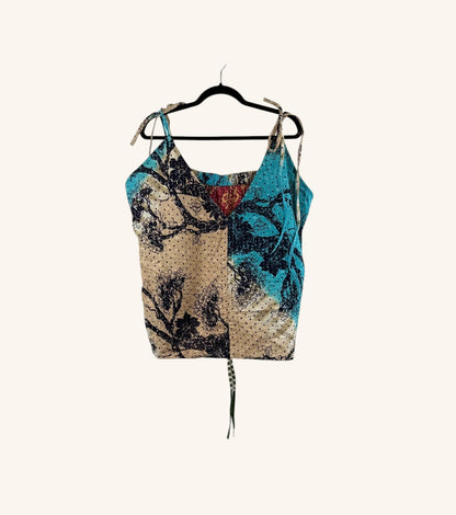 Monarch Butterfly Kantha Tank 1000-01