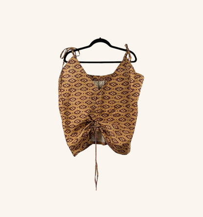 Monarch Butterfly Kantha Tank 1000-09