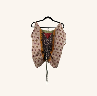 Monarch Butterfly Kantha Tank 1000-15