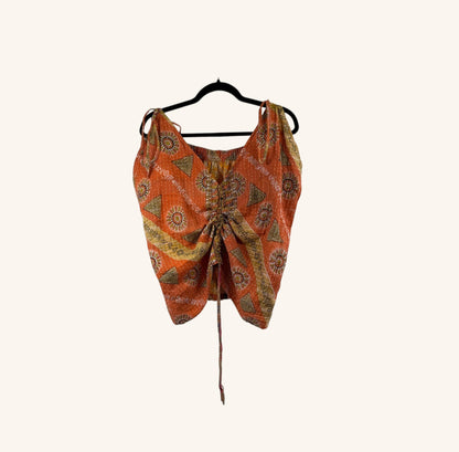 Monarch Butterfly Kantha Tank 1000-16