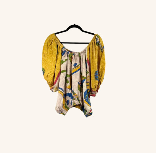 Wildflower Bloom Kantha Top 1000-12