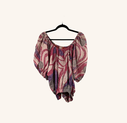 Wildflower Bloom Kantha Top 1000-14