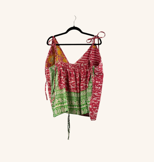 Monarch Butterfly Kantha Tank 1000-18