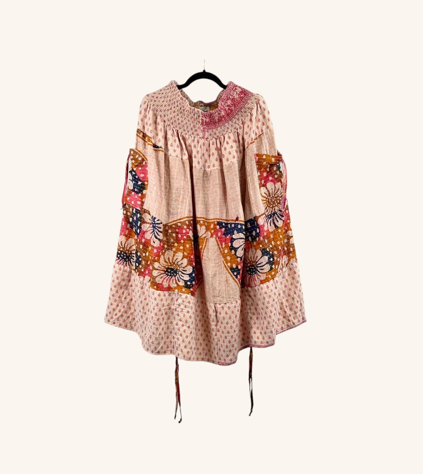 Earthbound Midi Kantha Skirt 1000-03