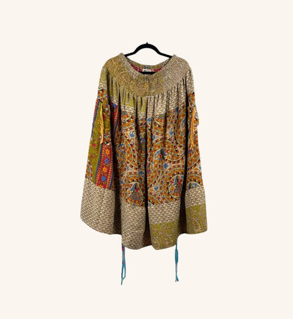 Earthbound Midi Kantha Skirt 1000-06