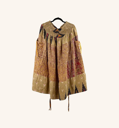 Earthbound Midi Kantha Skirt 1000-08