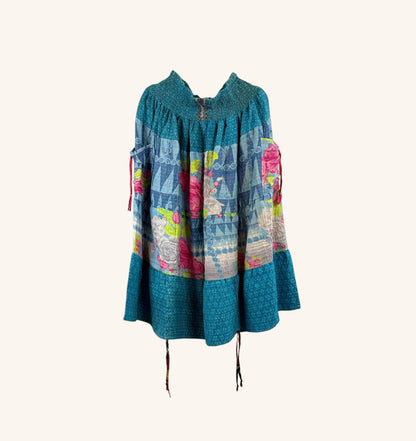 Earthbound Midi Kantha Skirt 1000-09