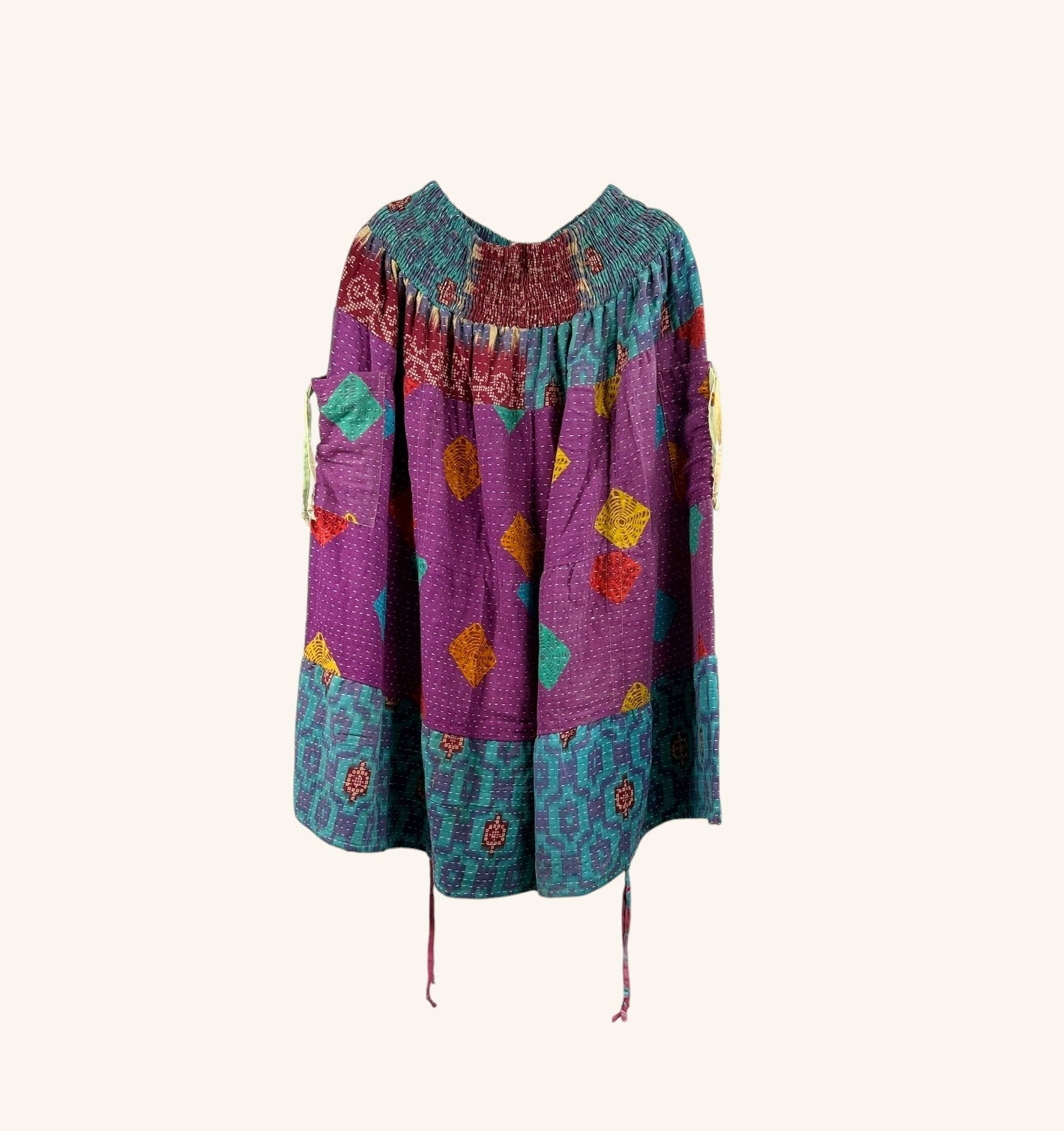 Earthbound Midi Kantha Skirt 1000-14
