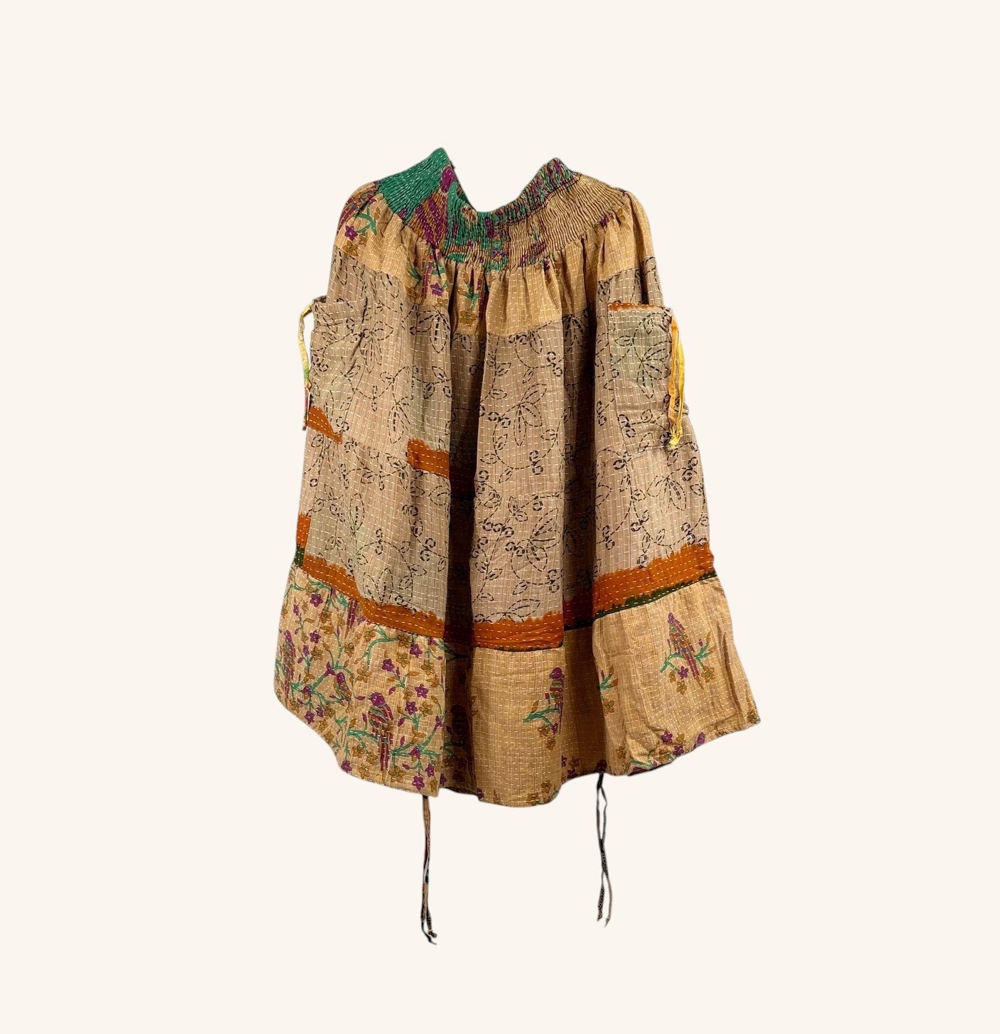 Earthbound Midi Kantha Skirt 1000-19