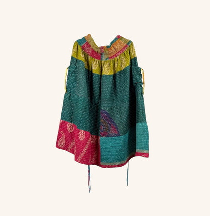 Earthbound Midi Kantha Skirt 1000-28