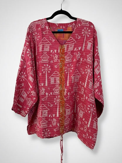 Oversized Sunrise Hana Butterfly Top 1000-03