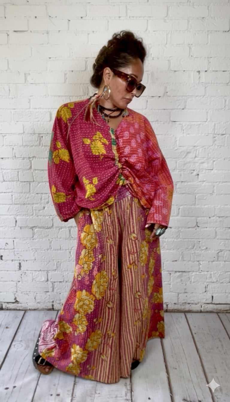 Oversized Sunrise Hana Butterfly Top