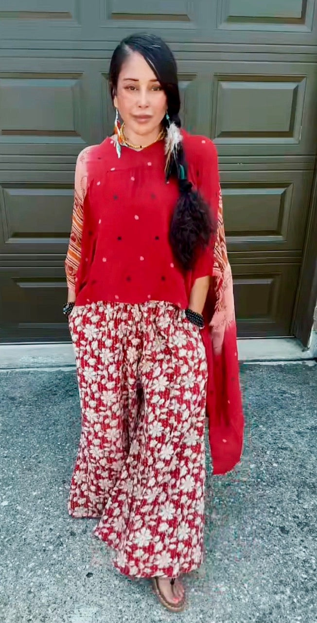 Griselda Flowy Silk Top