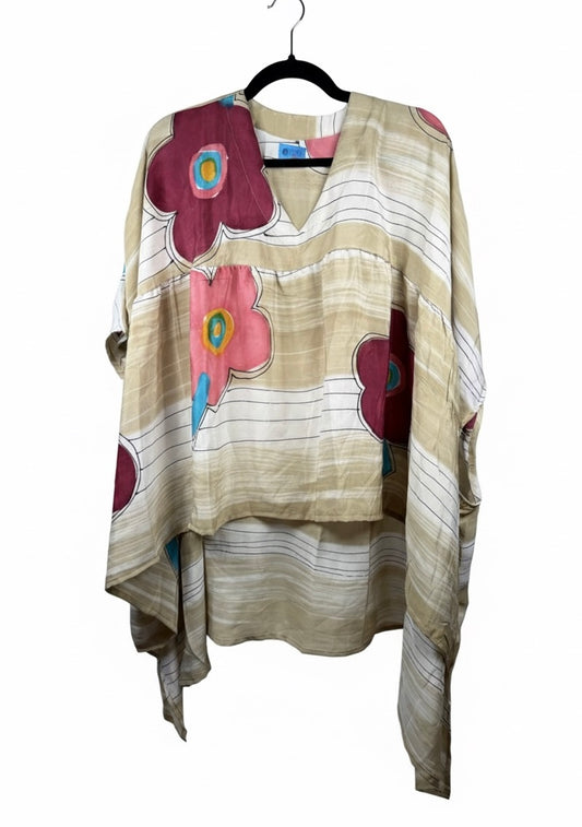 Griselda Flowy Silk Top 1000-02