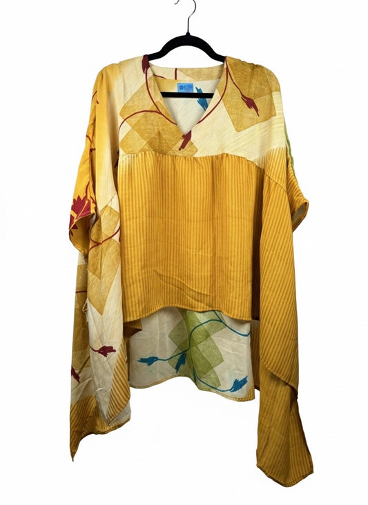 Griselda Flowy Silk Top 1000-03