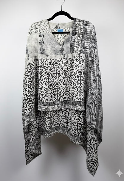 Griselda Flowy Silk Top 1000-05