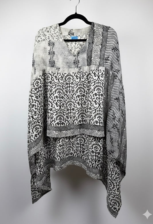 Griselda Flowy Silk Top 1000-05