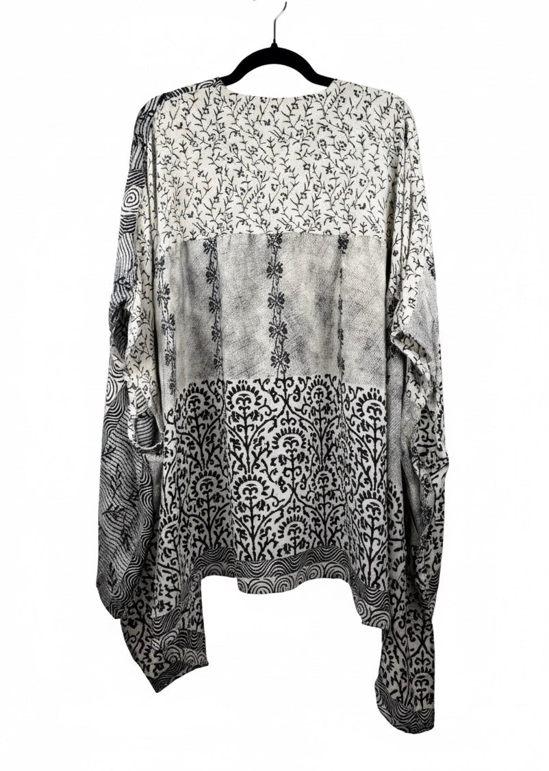 Griselda Flowy Silk Top 1000-05