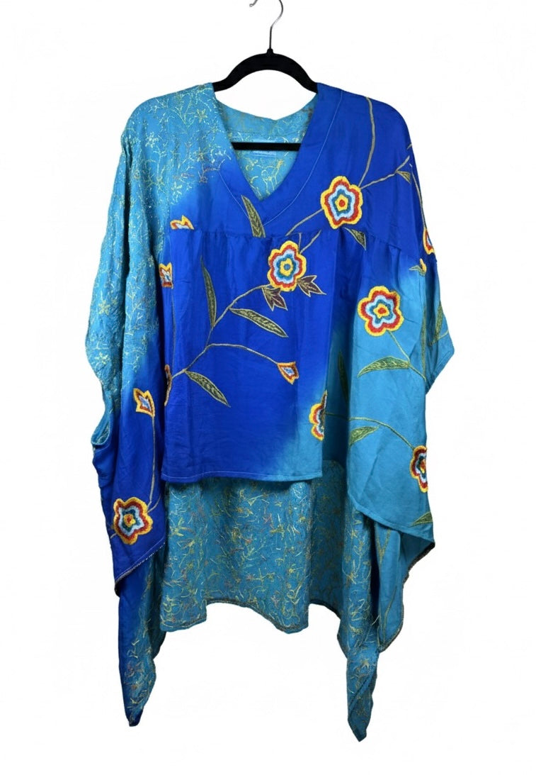 Griselda Flowy Silk Top 1000-06