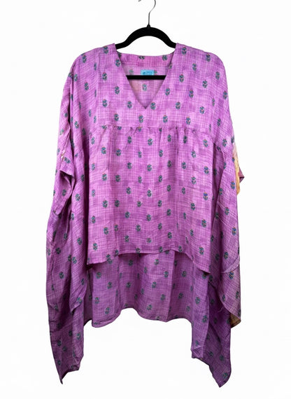 Griselda Flowy Silk Top 1000-08