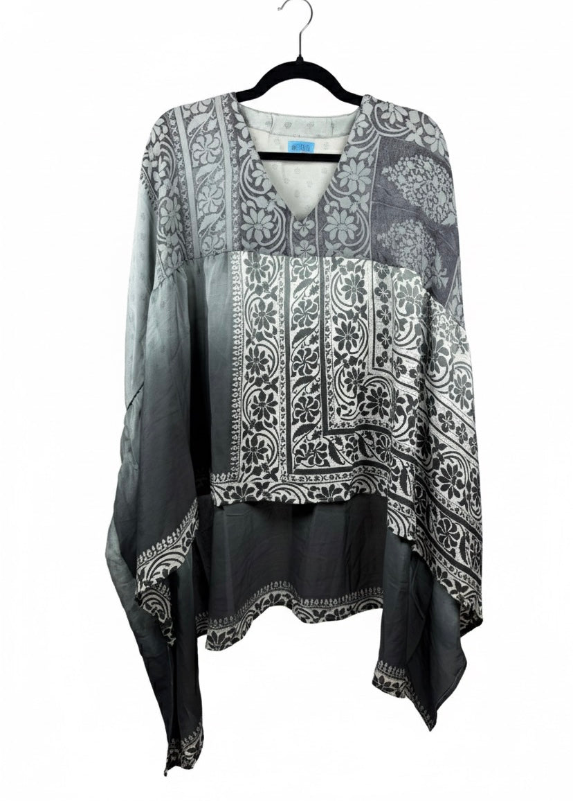 Griselda Flowy Silk Top 1000-09