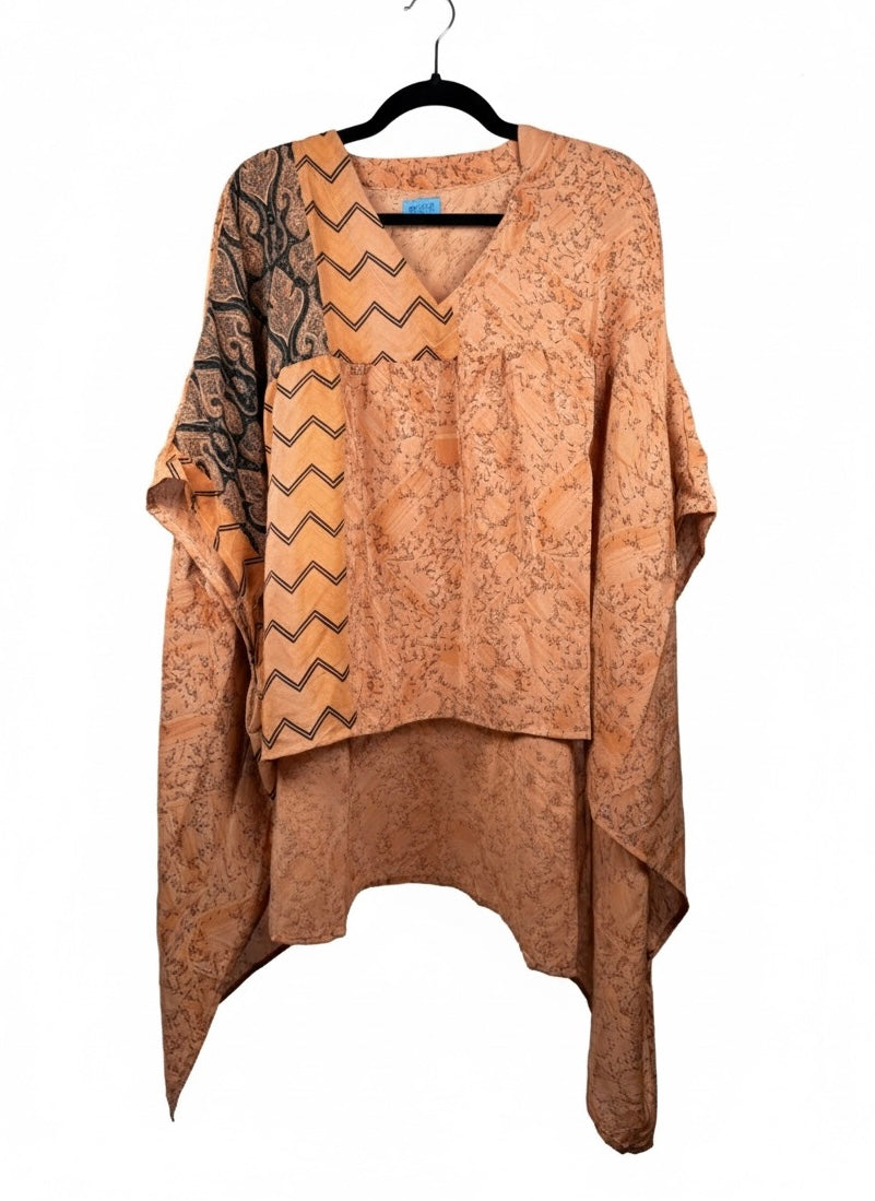 Griselda Flowy Silk Top 1000-10